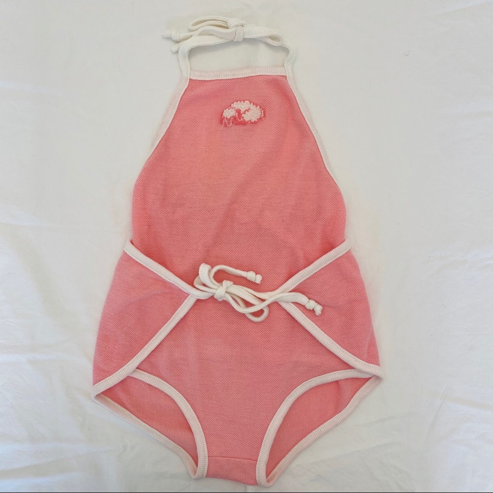 Vintage Buster Brown Pink Sunsuit - 18 Months